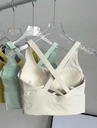 Shockproof High-Intensity Exercise Fitness Bra All-In-One Cup Running Gathered Yoga Beauty Back Breathable Sports Bra for Women Quick Pick Grocers