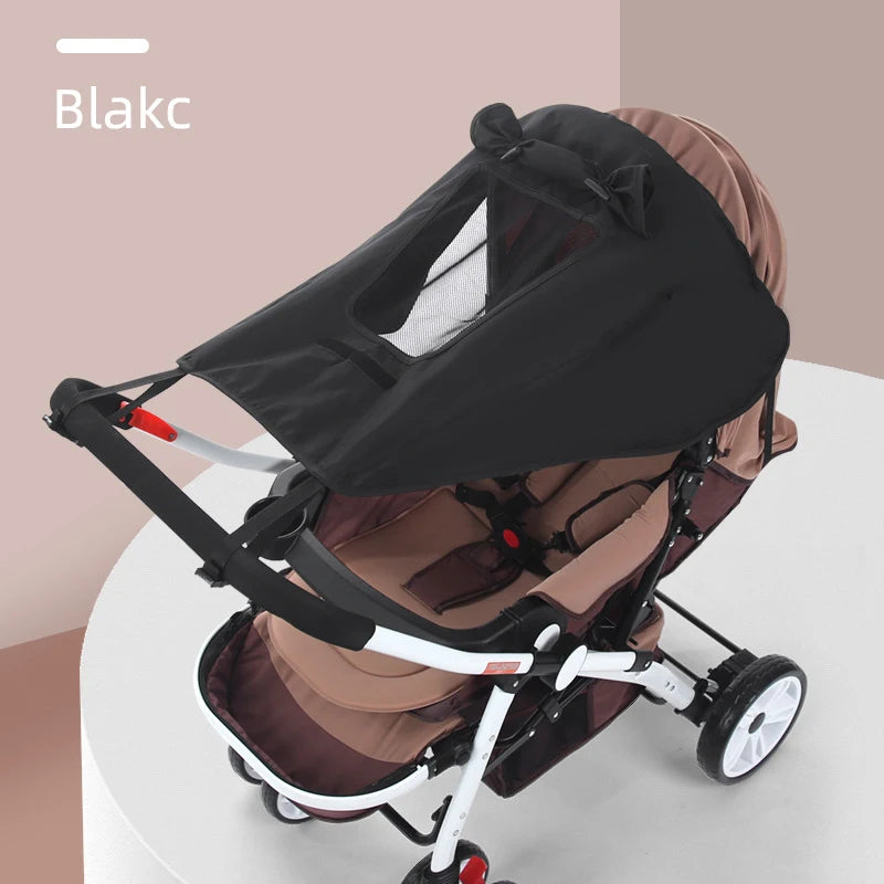 Universal Baby Stroller Accessories Sun Shade UV Protection Sunshade Carriage Canopy Cover for Prams Infants Car Seat Sun Visor Purest Peak