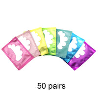 20/50Pairs Lash Extension Eye Stickers Hydrogel Patches Grafting Eyelashe Under Eye Pads Eyelashes Extension Lashes Tools Makeup Quick Pick Grocers