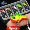 5piece fishing lure kit Metal VIB Artificial Bait Sinking Spinner Spoon Fishing Lures Jigs Fishing Tackle Econic Blanks