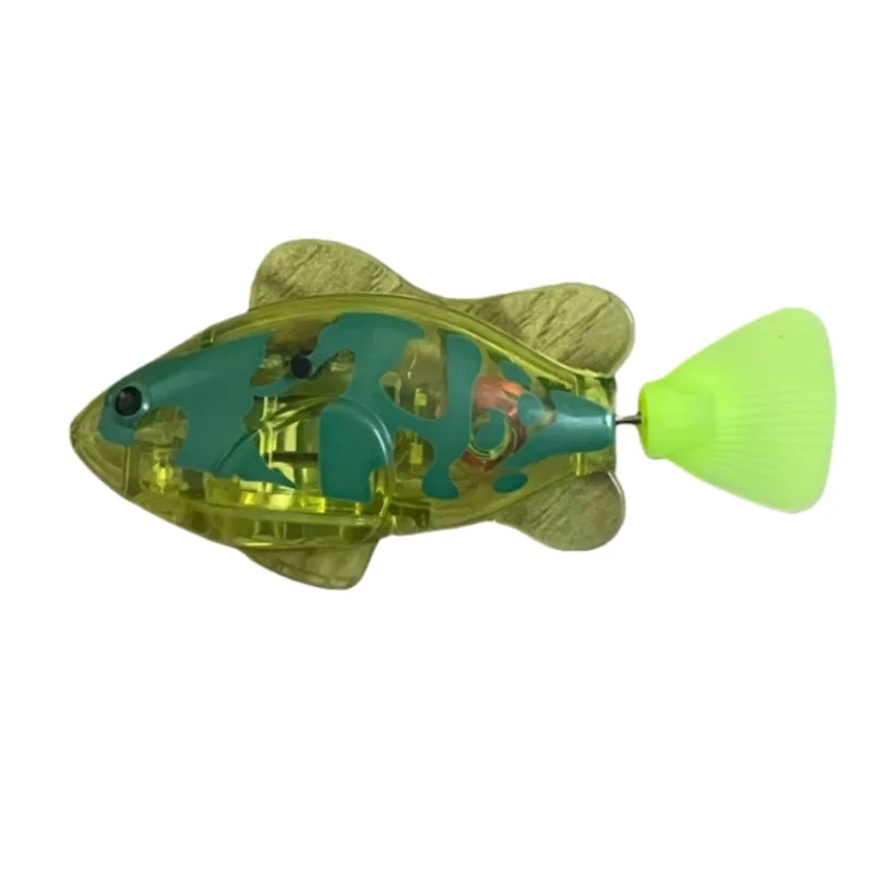 Baby bath light-up sensor electric small fish playing in water pet fish swimming fish can swim realistic clownfish toy Quick Pick Grocers