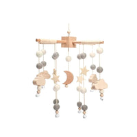 Mobile Wooden Bell Baby Toys 0-12 Months Rattle Toys Bed Newborn Crib mobile With Music Box Bed Bell Hanging Toys Crib Bracket Purest Peak