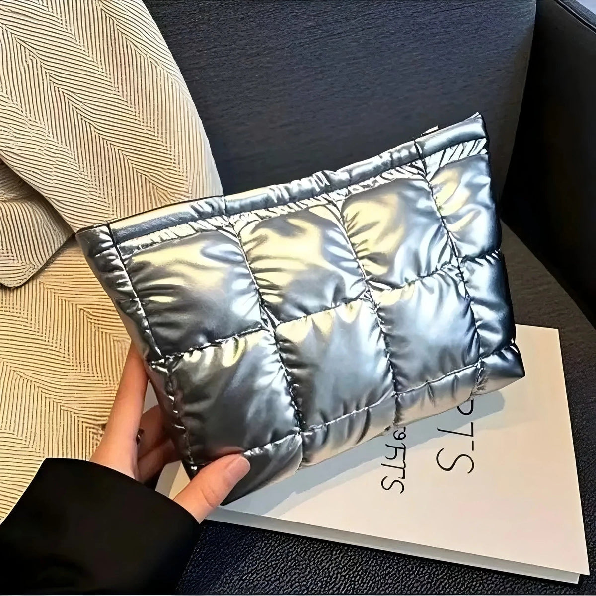Large Capacity Travel Makeup Bag Fashion Portable Multifunctional Cosmetic Bag Waterproof Toiletry Storage Organizer Bag Quick Pick Grocers