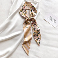 Cashew flower silk scarf, double-sided printed headband, ins decoration, versatile triangle scarf accessories Quick Pick Grocers