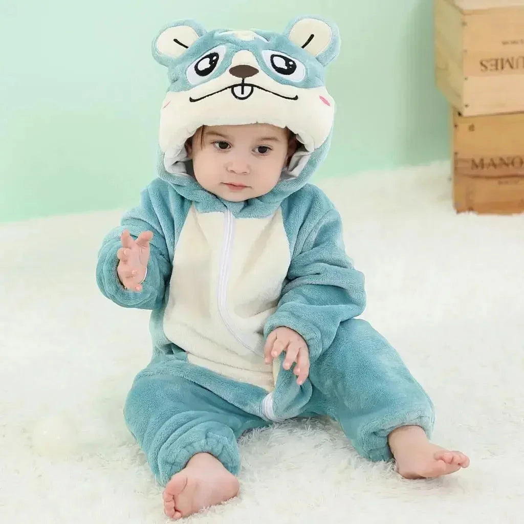 0 1 2 3 4 Years Kigurumi Pajamas for Toddler Baby Clothes Children Outfits Infant Dinosaur Unicorn Cat Robbit Cosplay Costumes Econic Blanks