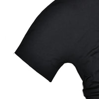 Off Shoulder Ruched Crop Top Women Basics Solid Color Skew Collar Short Sleeve T-shirts Summer Casual Streetwear Tees Quick Pick Grocers