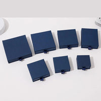 10pcs Paper Jewelry Gift Box For Ring Earrings Pendant Necklace Bracelet Stud Organizer Wedding Favors Jewellery Packaging Sack Purest Peak