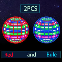 Flying ball, automatic spinning ball, LED dazzling lights, floating magic, fan, UFO flying machine, toy, gift, game, sports ball Quick Pick Grocers