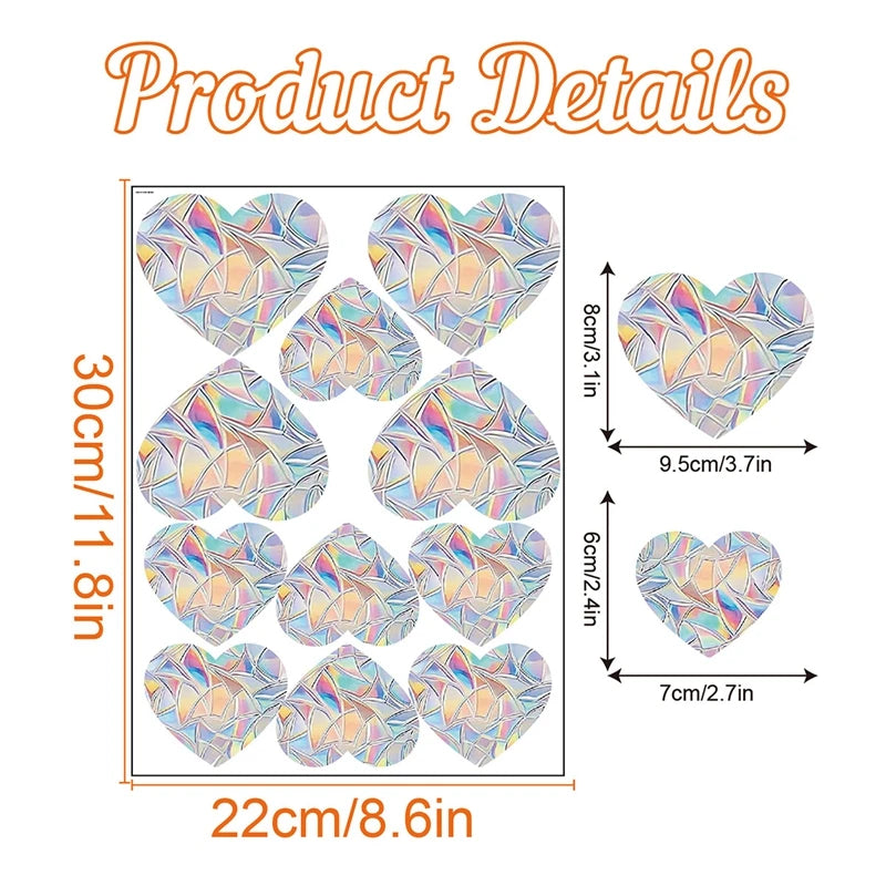 Rainbow Suncatcher Window Stickers PVC Cat Butterfly Prism Glass Wall Sticker Home Kids Bedroom Decoration Self Adhesive Decal Quick Pick Grocers