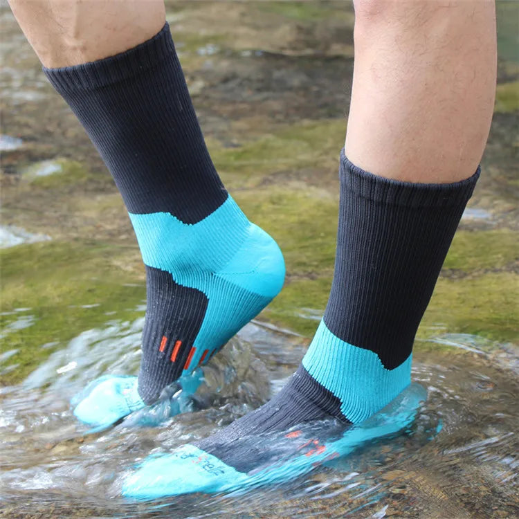 Waterproof Socks Breathable Outdoor Waterproof Hiking Wading Camping Winter Skiing Sock Riding Snow Warm Waterproof Socks Quick Pick Grocers