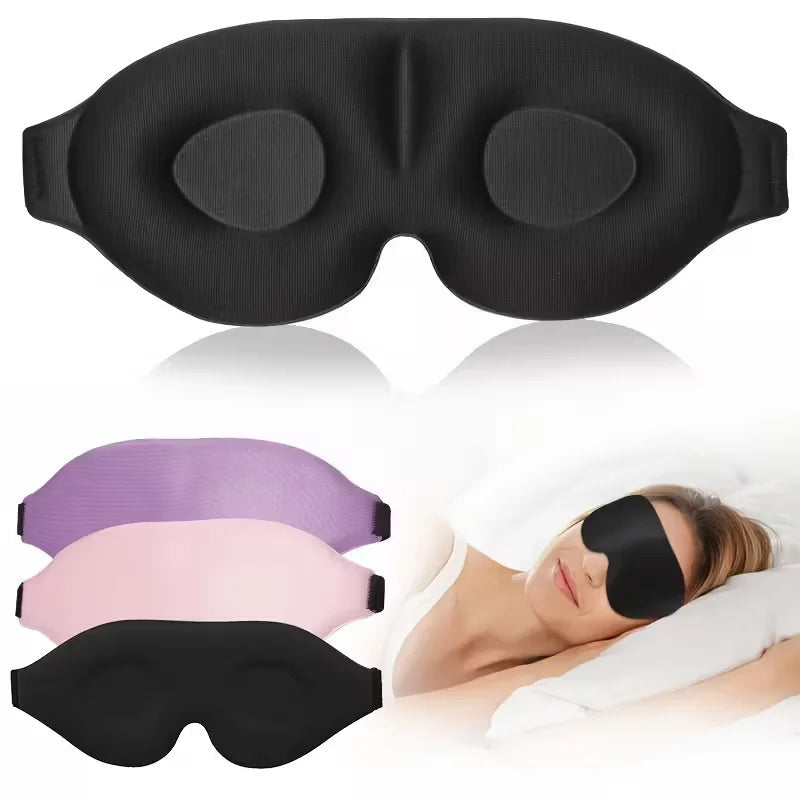 Super Soft 3D Sleeping Mask - Soft and comfortable eye mask, suitable for both men and women for travel and home use Quick Pick Grocers