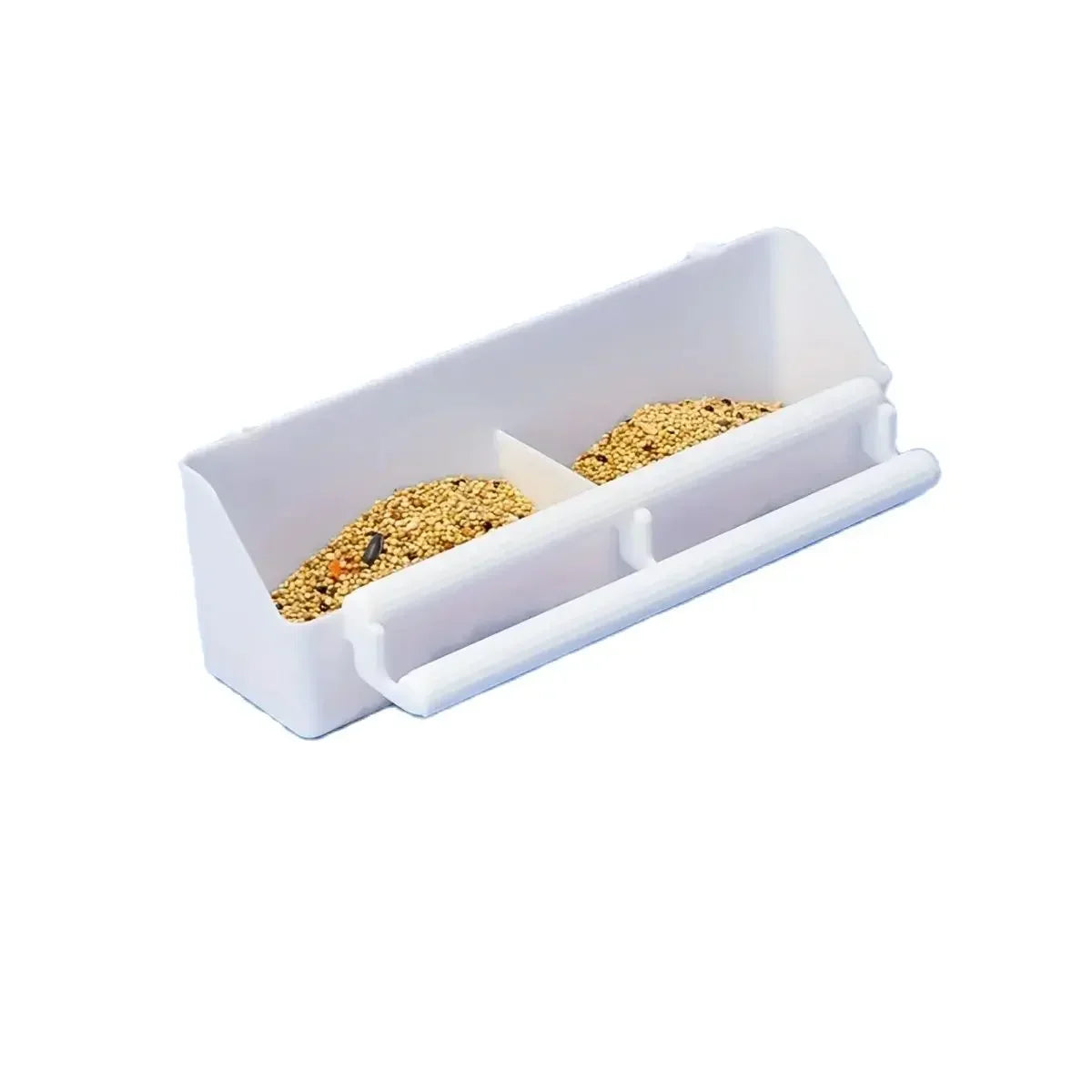 1 pc Double grid stand bird feeding trough parrot feeder Quick Pick Grocers