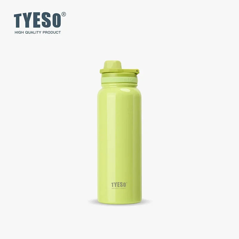 Tyeso Stainless Steel Thermal Water Bottle Portable Tumbler Sport Vacuum Flask Keeps Cold and Heat Thermal Mug Car Insulated Cup Econic Blanks