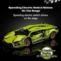 TOYLINX 1280Pcs Technical Building Blocks Racing Car Model Remote Control Electric RC Car Version Optional Construction Toys Quick Pick Grocers