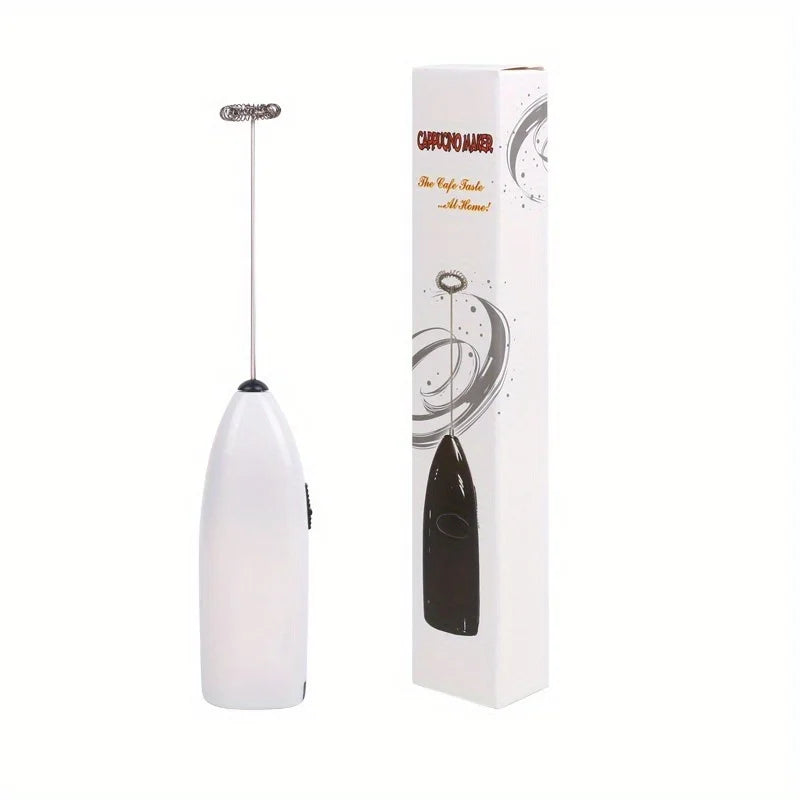 Handheld Electric Egg Beater Mini Battery Powered Milk Frother Coffee Drink Mixer Milk Foamer Kitchen Tools Quick Pick Grocers