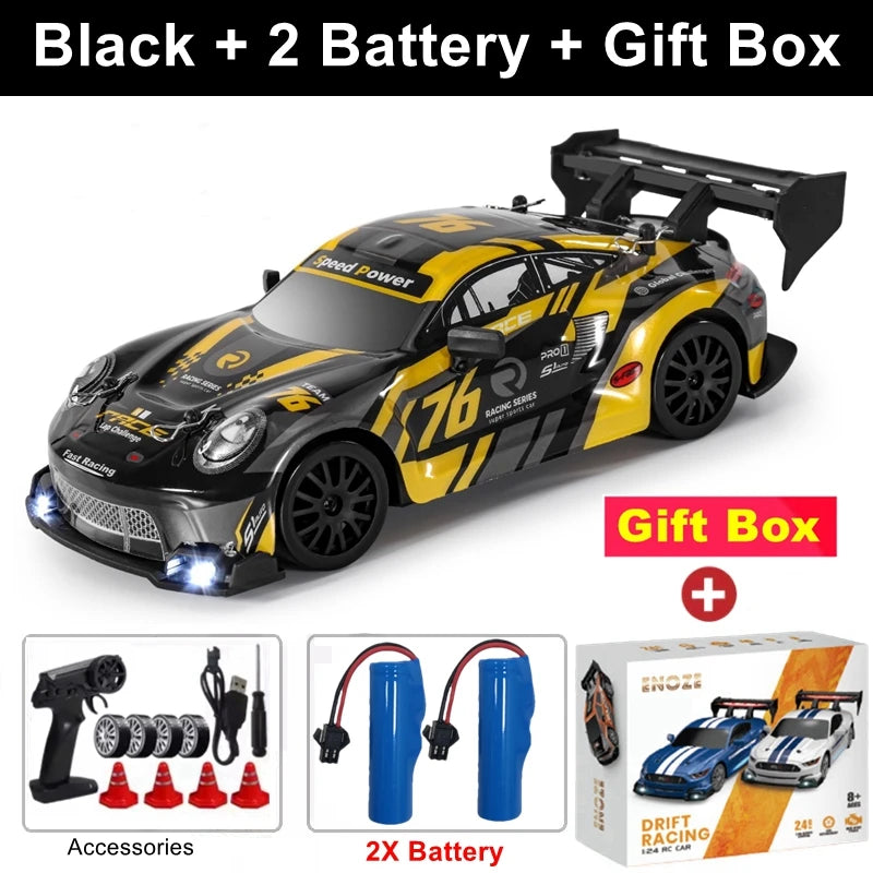 4WD RC Drift Car Remote Control GTRPRO AE86PRO Model 4x4 Racing RTR Radio Truck Vehicle Toy Gift for Boy Girl Children Kid Adult Econic Blanks