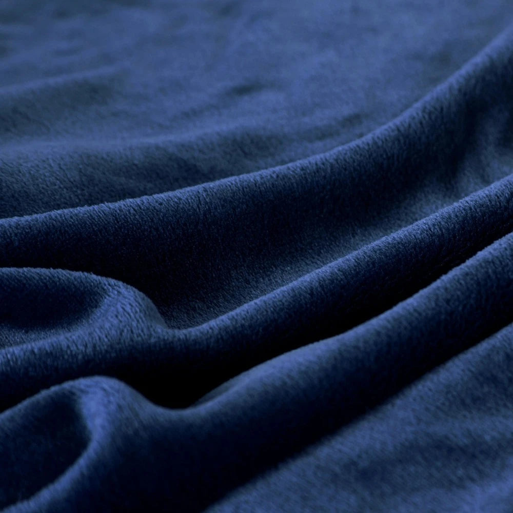 230GSM Coral Fleece Flannel Blankets For Beds Solid Blue Pink Soft Warm Thin Bedspread Sofa Cover Faux Fur Plaid Blanket Purest Peak