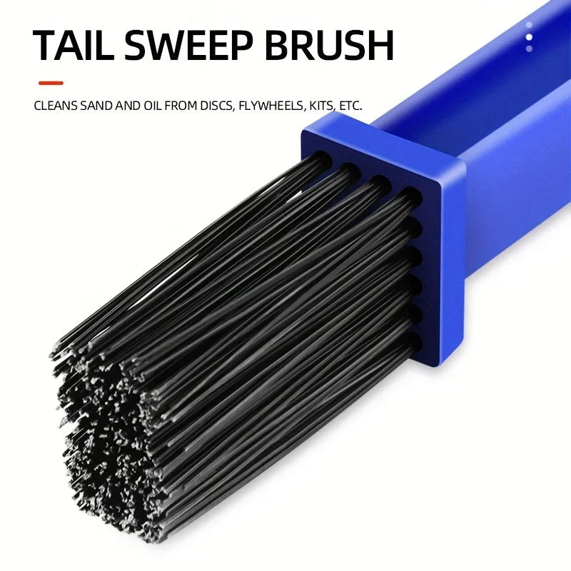 Portable Chain Cleaner Motorcycle Road Bike Chain Clean Brush Bicycle Clean Motorcycle Tools Chain Cleaner Maintenance Tool Port Quick Pick Grocers
