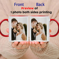 Personalised Your Photo Mug, Custom NAME IMAGE  Cup,Customize Coffee Mugs, Tea Cups, Mothers' day, Fathers' day Wedding Gift Quick Pick Grocers