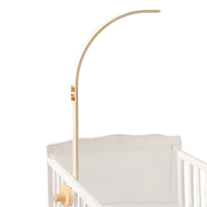 Baby Wooden Bedbell Bracket 0-12 Months Bed Bell Bracket Wooden Mobile Newborn Crochet Bed Bell Hanging Toys Newbaby Rattle Toys Purest Peak