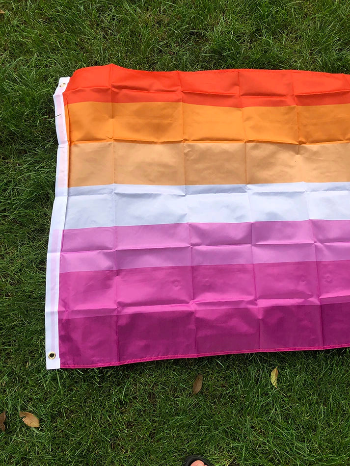 SKY FLAG Rainbow Flag 90x150cm 3x5fts high quality polyester Gay Flag Rainbow Things Sunset Lesbian Pride Flags home decoration Quick Pick Grocers