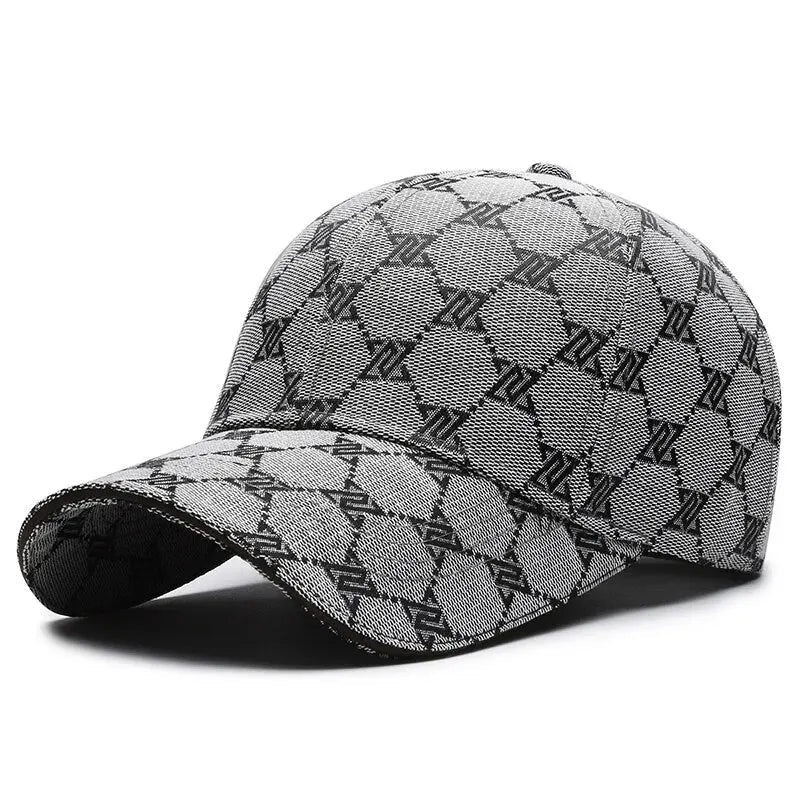 Four Seasons New Sunscreen Three-Line Sewn Baseball Cap Men's And Women's Casual Cap Net Red Distressed 1841 Hat Quick Pick Grocers