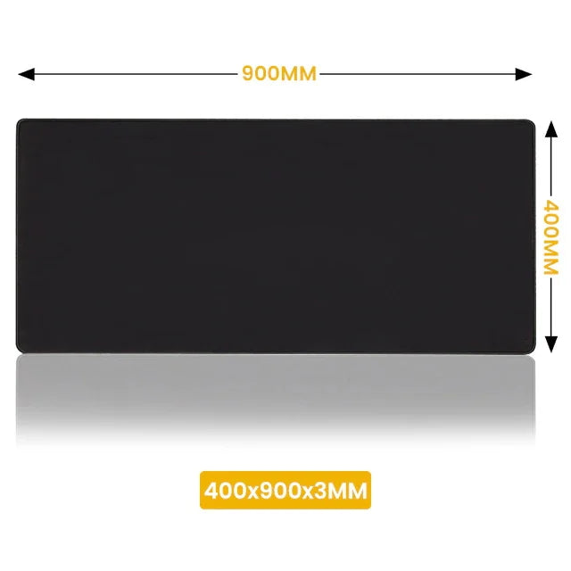 Xxl Mouse Pad Gaming Computer Mousepad Gamer Desk Mat Black Big Office Carpet Mause Pads PC Accessories Keyboard Pads Play Mats Quick Pick Grocers
