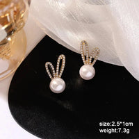 Pure White Women's Dangle Earrings Blooming Flower Acrylic Enamel Butterfly Imitation Pearl Heart Hanging Earrings Elegant brinc Econic Blanks