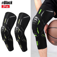 2Pcs/Pair Sport Crashproof Knee Support Pad Elbow Brace Arm Leg Compression Sleeve Outdoor Basketball Football Bicycle Protector Quick Pick Grocers