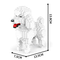 KNEW BUILT Dachshund Dog Model Mini Building Block Toy Set 9 Style for Pet Enthusiasts Teddy Hughes Corgi Collie Pet Style Brick Quick Pick Grocers
