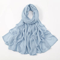 Fashion Modal Hijab Rayon Cotton Shawls Muslim Hijabs For Women Plain Scarf Big Size Headscarf Islamic Turban Headband 190*85cm Quick Pick Grocers