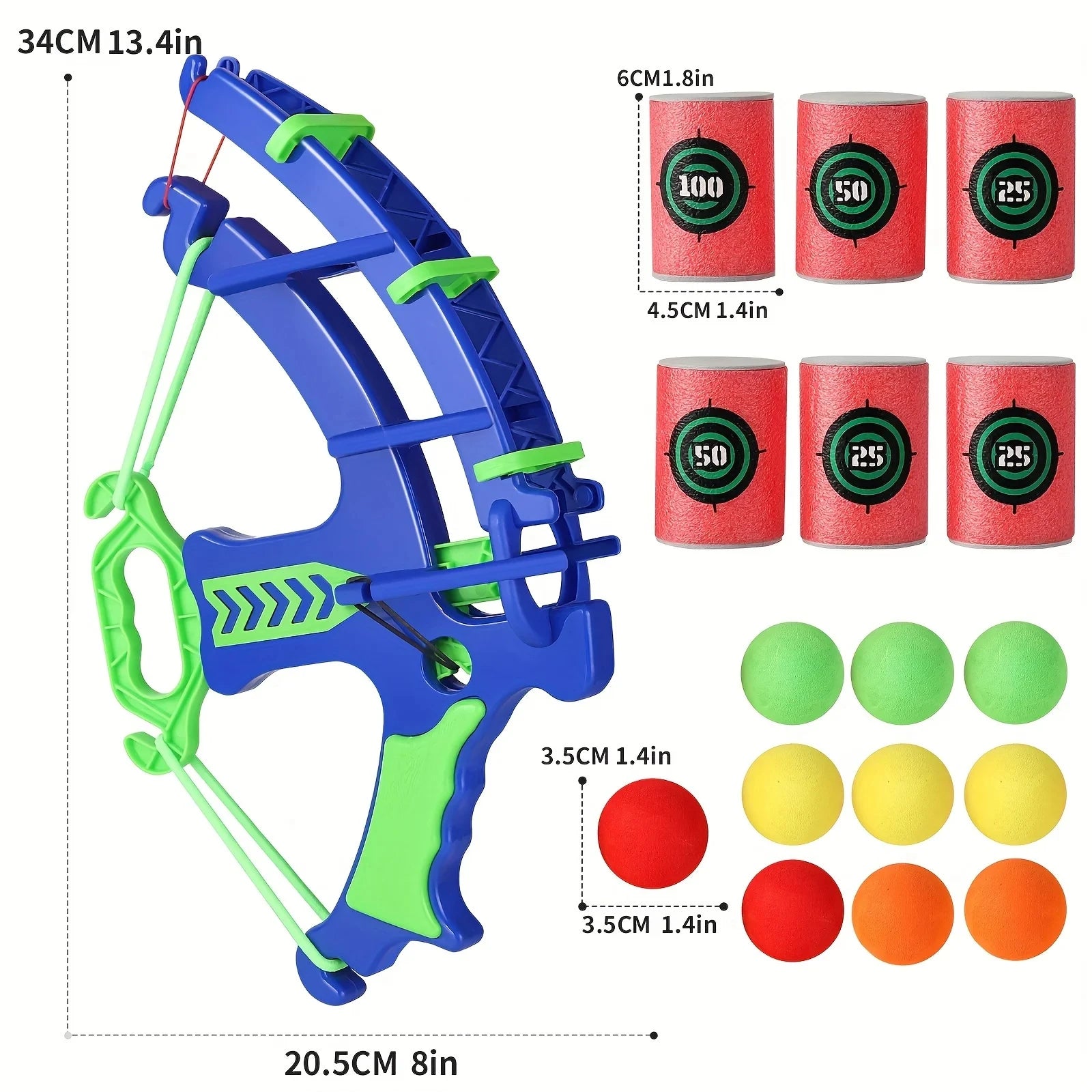 Soft Bullet Target Practice Toy for Children, Educational Shooting Practice Toys with Soft Bullets Econic Blanks