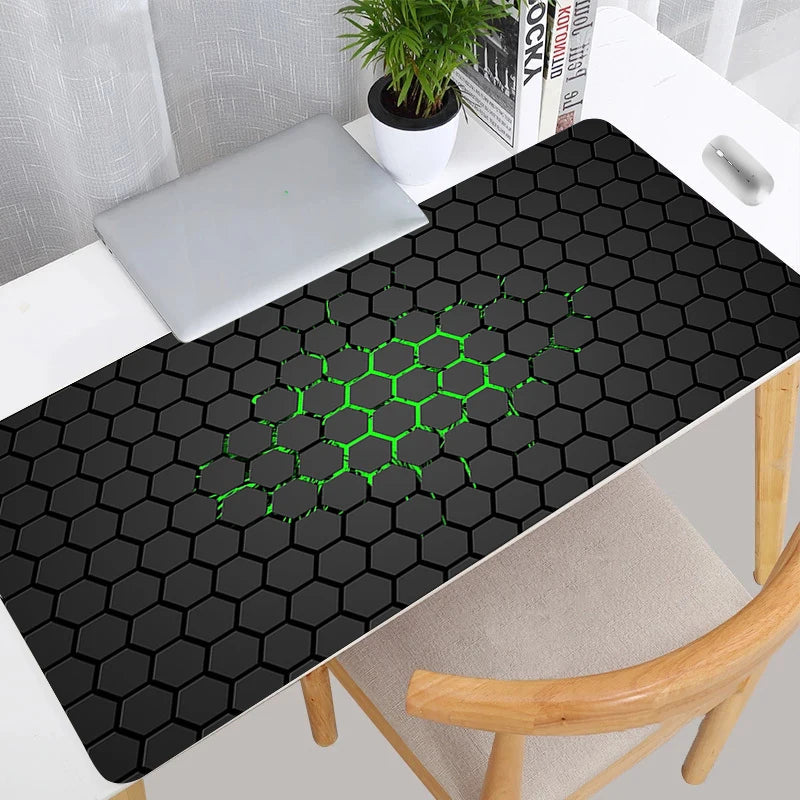 HEX Hexagon Mousepad Computer New XXL MousePads Keyboard Pad Mouse Mat Gamer Soft Office Carpet Table Mat Desktop Big Mouse Pad Quick Pick Grocers