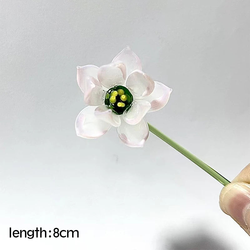 Tulip Glass Ornament Simulated Flower Bouquet Gift Healing Series Girlfriend Life Is One Thousand Times Spring and Bright Quick Pick Grocers