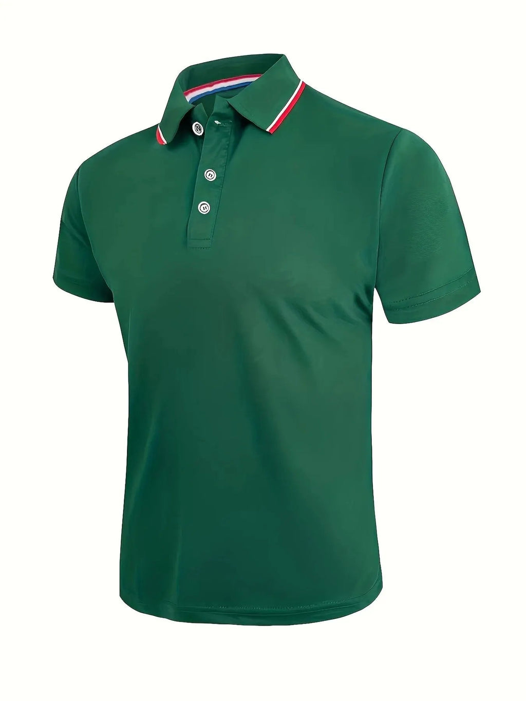 2025 Hot Sale Men's Summer Casual Breathable Comfortable Polo Shirt Men's Solid Color High Quality Short Sleeve T-Shirt Quick Pick Grocers