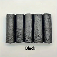 100PCS Mixed Color Thicken Disposable Garbage Bags Kitchen Storage Trash Can Liner Bags Protect Privacy Plastic Waste Bag Econic Blanks