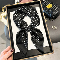 Bohemian Style Print Luxury Brand Silk Square Scarf Women Satin Shawls Neckerchief Wrap Scarves Bandana Hair Hjiab Floral Quick Pick Grocers