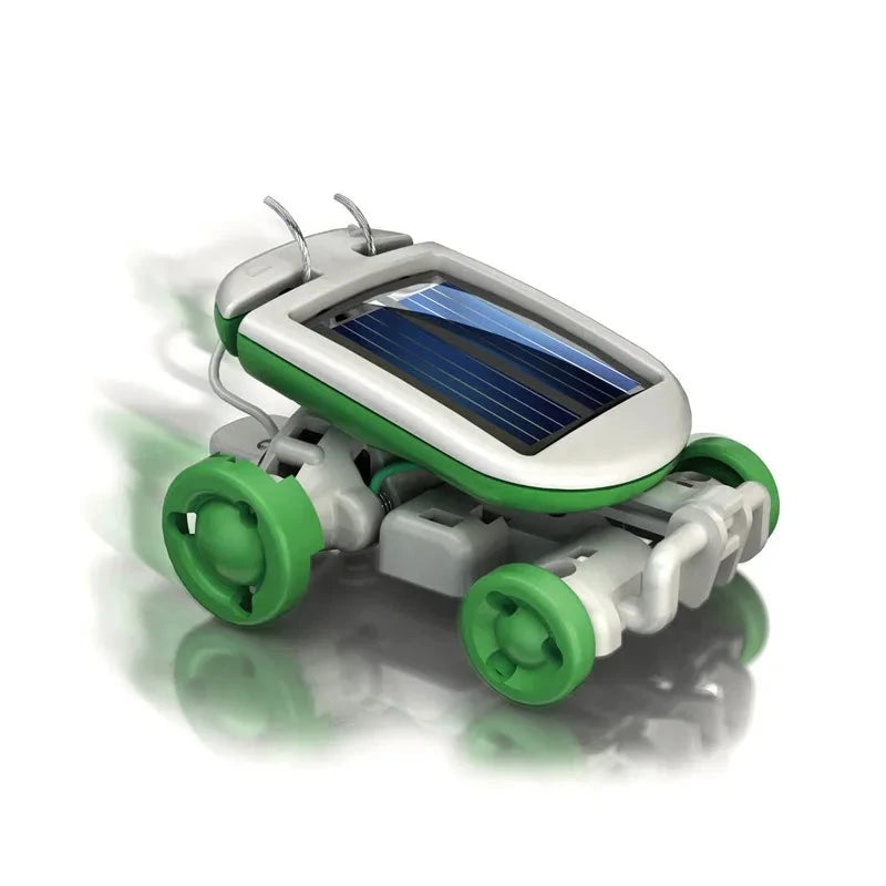 6-In-1 Solar-Power Robot Kit Assembling Ship Fan Windmill Car Toys Scientific Lab DIY Kids Educational Gadgets Econic Blanks