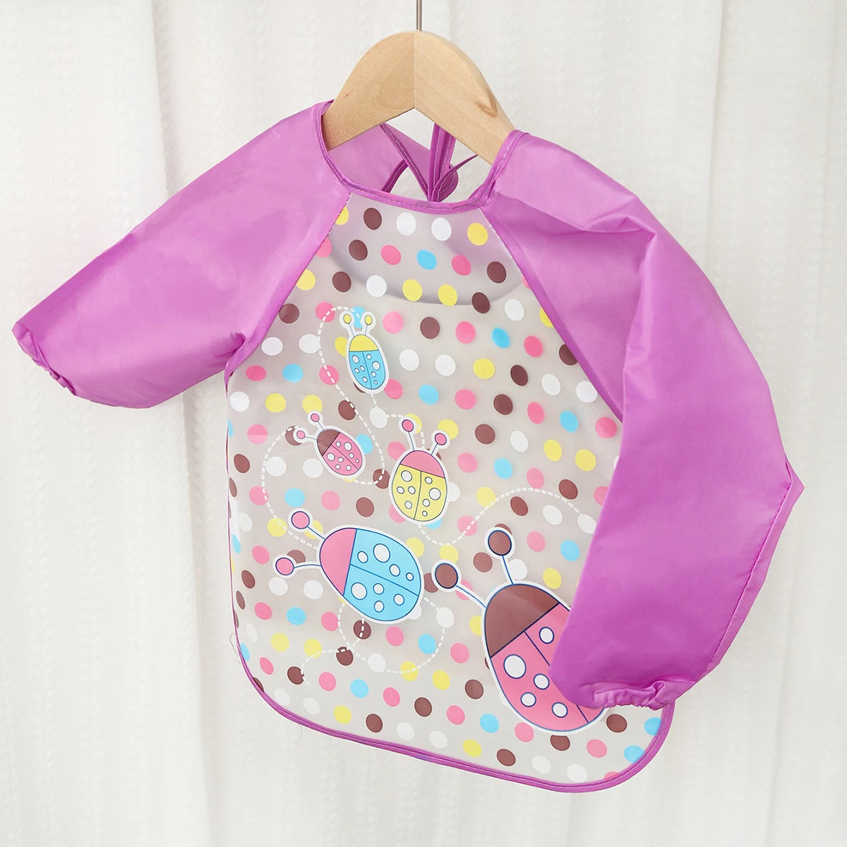 Waterproof EVA Full Sleeve Baby Bibs Children Apron Long Sleeve Feeding Smock Kids Eating Breastplate Infant Scarf Clothing Quick Pick Grocers