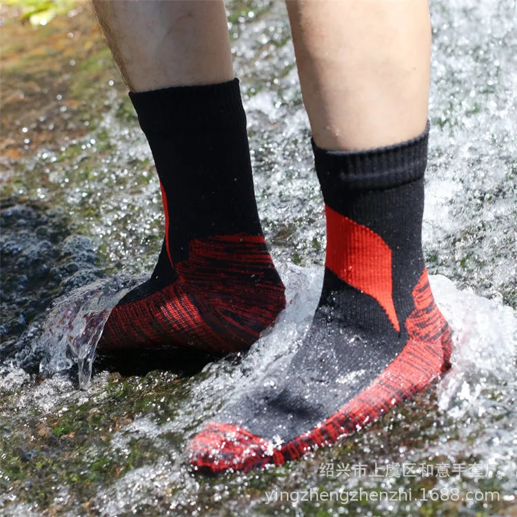 Waterproof Socks Breathable Outdoor Waterproof Hiking Wading Camping Winter Skiing Sock Riding Snow Warm Waterproof Socks Quick Pick Grocers