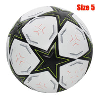 Standard Soccer Ball Professional Outdoors Sports Match Balls Training Seamless Football High Quality PU Material Size 5 Size 4 Quick Pick Grocers