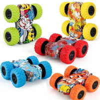 Children's toy car fun double-sided car inertial safety anti-collision anti-fall Kid's anti-fall model sliding off-road vehicle Quick Pick Grocers