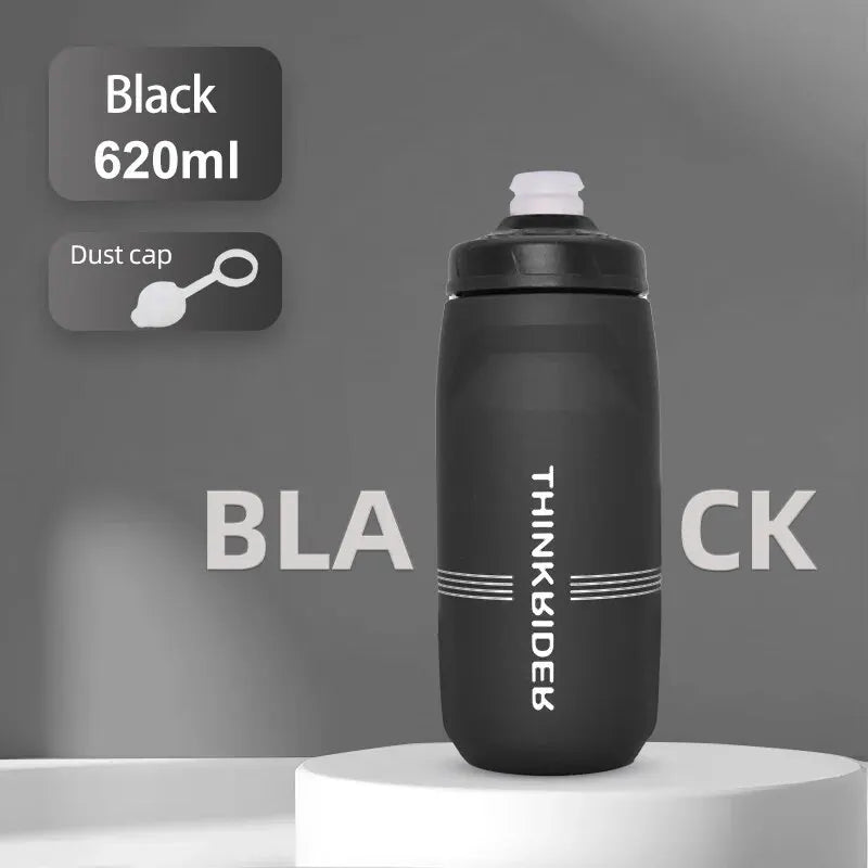 ThinkRider 620ml/750ml Bicycle Bottle MTB Road Bike Water Bottle Outdoor Sports Plastic Portable Large Capacity Drink Cycling Quick Pick Grocers