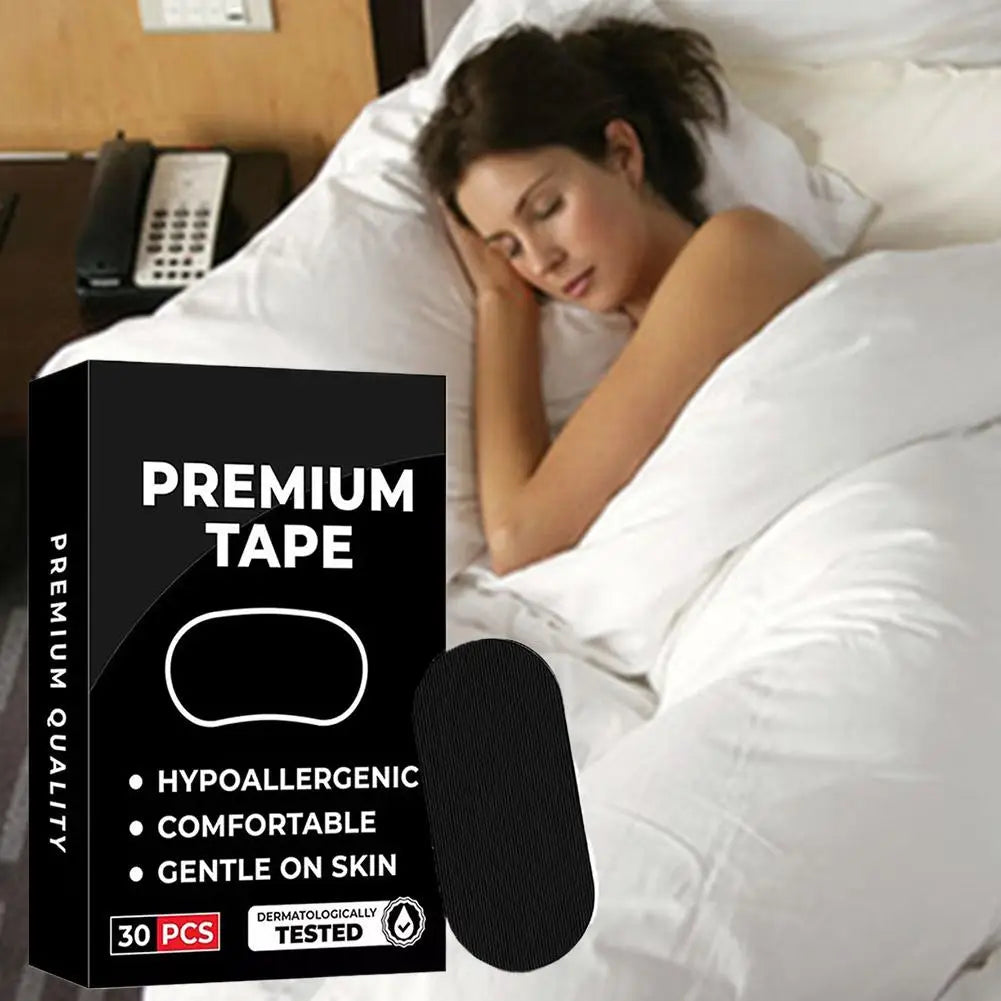 Anti Snoring Sleep Mouth Tape, Best Breathing Nasal Strips Medical Grade Improved Sleeping Snoring Relief Purest Peak