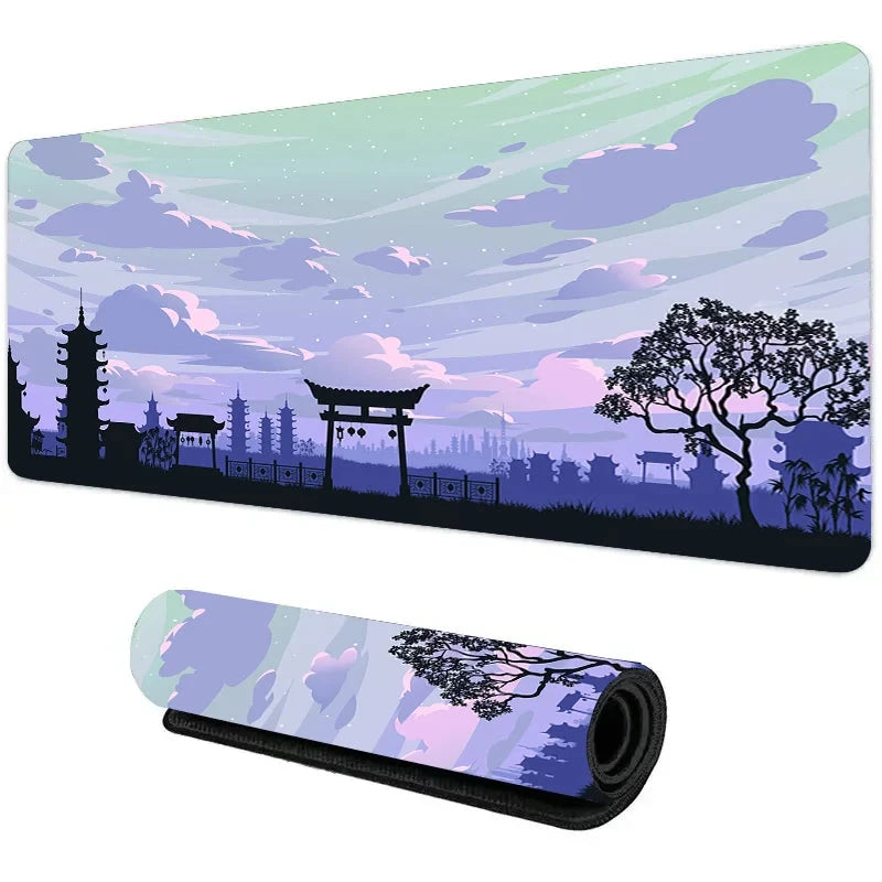 Night Moonlight large cool mouse pad laptop non-slip esports office desk mat game player mousepad mini PC desktop accessories Econic Blanks