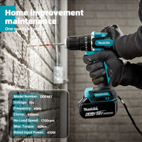 Makita Original DDF487 Cordless Driver Drill 18V Brushless Electric Impact Screwdriver Rechargeable Power Tool (ony tool) Quick Pick Grocers