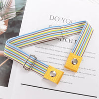 Elastic Belt Without Buckle Canvas Women Buckle Free Belt Ladies Jeans Pants Waist Lazy Belt Stretch No Buckle Invisible Belt Quick Pick Grocers