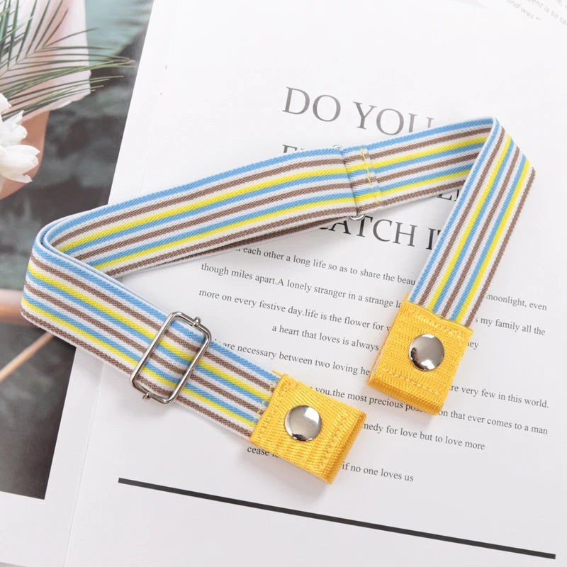 Elastic Belt Without Buckle Canvas Women Buckle Free Belt Ladies Jeans Pants Waist Lazy Belt Stretch No Buckle Invisible Belt Quick Pick Grocers