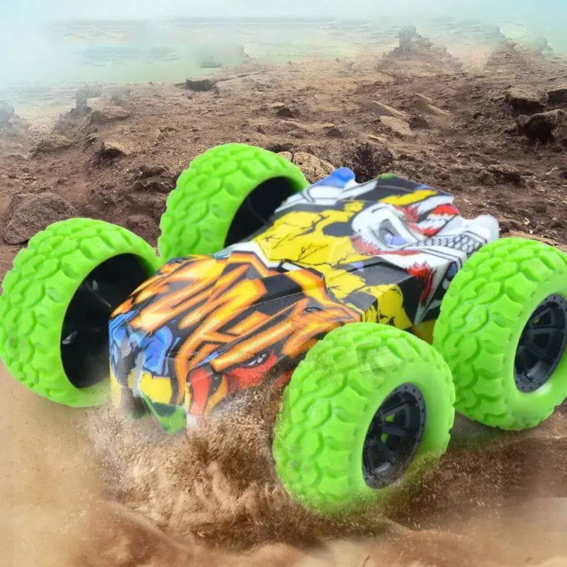 Children's toy car fun double-sided car inertial safety anti-collision anti-fall Kid's anti-fall model sliding off-road vehicle Quick Pick Grocers