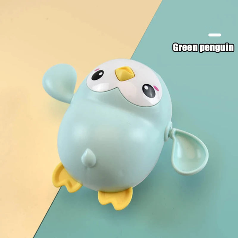Baby Bath Toys Kids Swimming Clockwork Dolls Play Water Fun Bathing Cute Funny Children Bathroom Shower Bathtub Animals Toy Econic Blanks